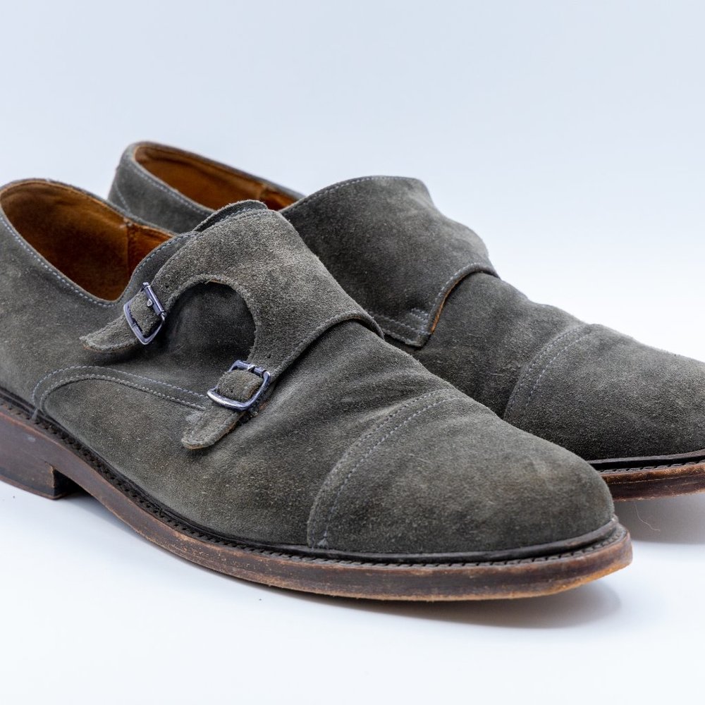 Frye James Monk Strap Suede - Picture 4 of 4